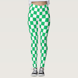 Klassisk grön rutig leggings
