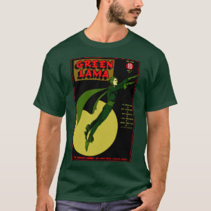 Klassisk Grönt Lama T-Shirt
