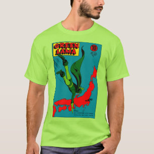 Klassisk Grönt Lama T-Shirt 1940