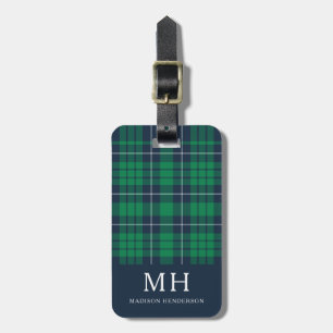 Klassisk Grönt Play Monogram Bagagebricka