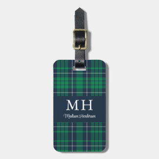 Klassisk Grönt Play Monogram Bagagebricka