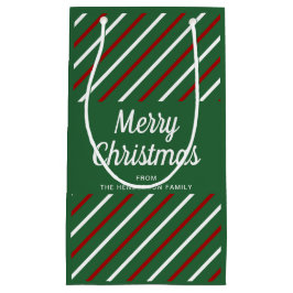 Klassisk Grönt Rand Mönster-jul