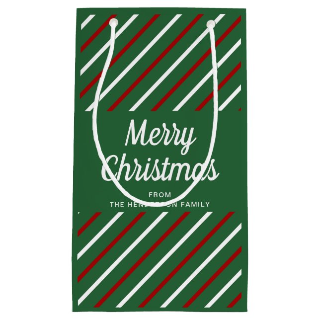 Klassisk Grönt Rand Mönster-jul (Framsidan)