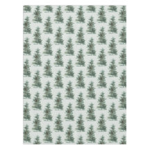 Klassisk Grönt Watercolor Gräs Träd