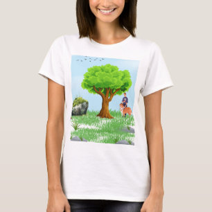Klassisk grundläggande T-shirt