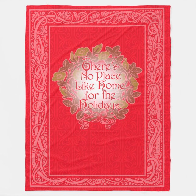 Klassisk guide till Oz-julafton Fleecefilt (Framsidan)