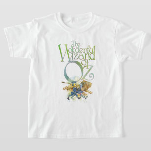 Klassisk guide till Oz Tshirt med Dorothys vänner T Shirt