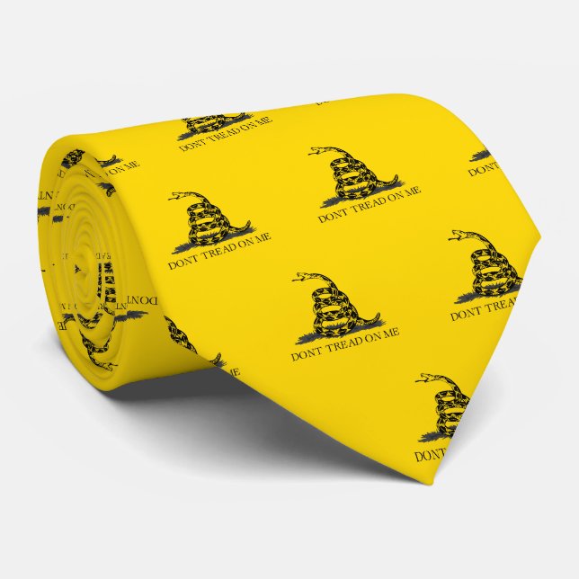 Klassisk gul Gadsden-flagga Don't Tread on Me Slips (Rullad)