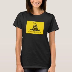 Klassisk gul Gadsden-flagga Don't Tread on Me T Shirt