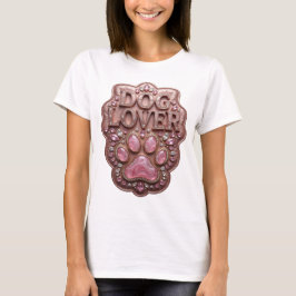 Klassisk Guld HUND ÄLskare Modern Design T Shirt