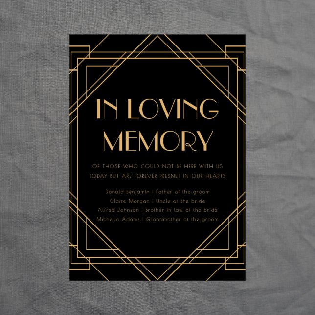 Klassisk Guld-Vintage i Bröllop-minnestecken Poster (Skapare uppladdad)