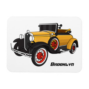 Klassisk gult 1931 magnet