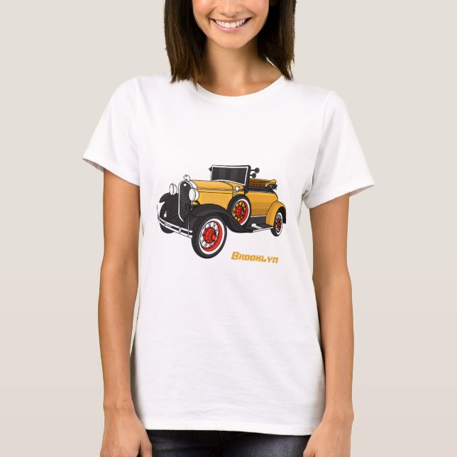 Klassisk gult 1931 t shirt (Framsida)
