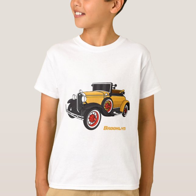 Klassisk gult 1931 t shirt (Framsida)