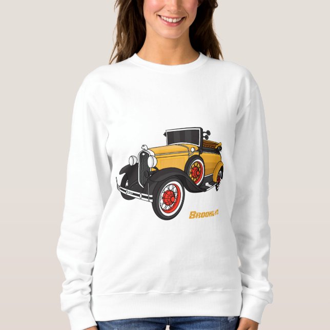 Klassisk gult 1931 t shirt (Framsida)
