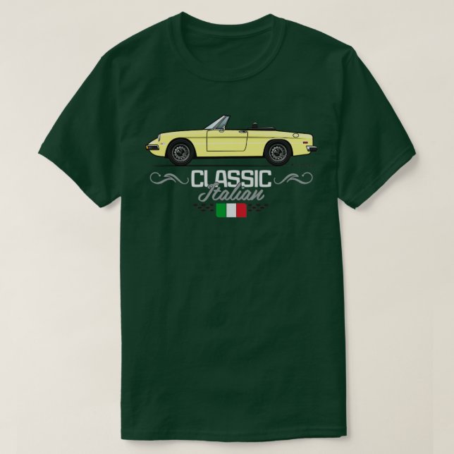 Klassisk Gult T Shirt (Design framsida)