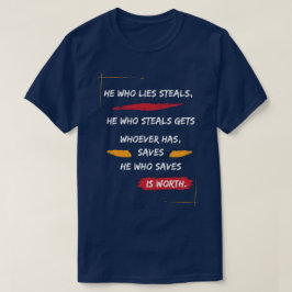 Klassisk Han som ljuger stjäl T Shirt