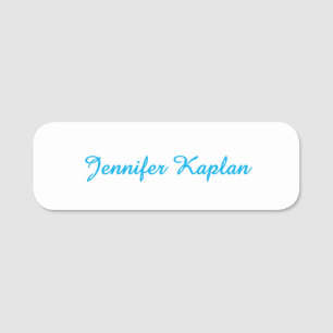Klassisk handstil Minimalistisk Professionell Namnbricka