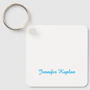 Klassisk handstil Minimalistisk Professionell Nyckelring