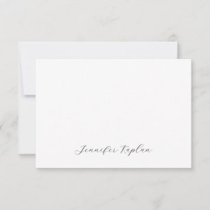 Klassisk handstil Minimalistisk Professionell OSA Kort