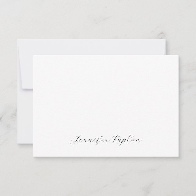 Klassisk handstil Minimalistisk Professionell OSA Kort (Framsida)