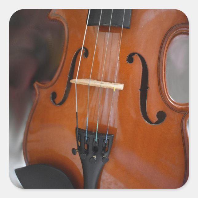 Klassisk harmoni fyrkantigt klistermärke (Framsida)