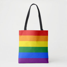 Klassisk HBT TQ Gay pride Rainbow Flagga Tygkasse