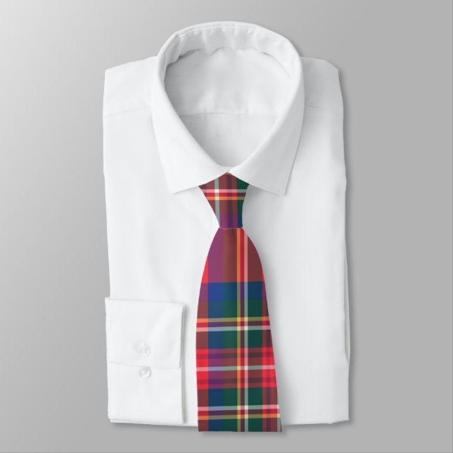 Klassisk Helgdag Tartan Play Festive-jul Slips (Bunden)