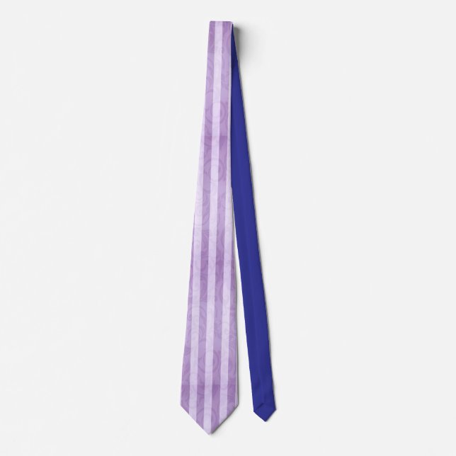 Klassisk herrstil med lila ränder slips (Framsida)