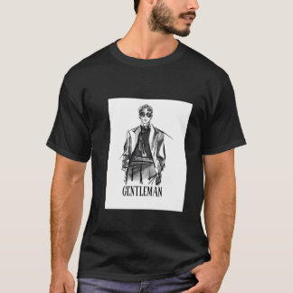 Klassisk herrt-shirt Tidlös mode för män T Shirt