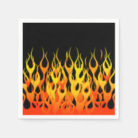 Klassisk Hett-Tävla-flamma vid brand
