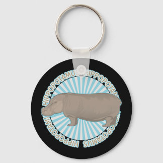 Klassisk Hippopotamus Nyckelring
