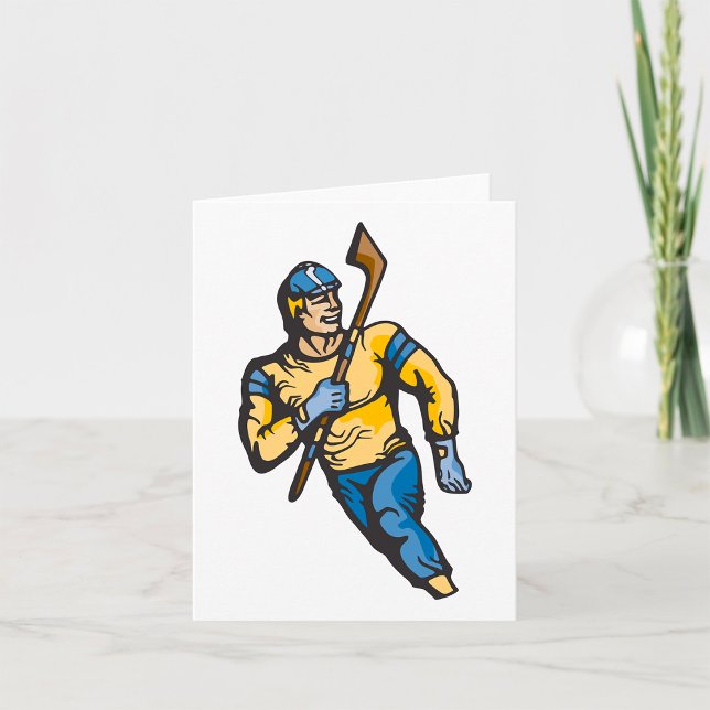 Klassisk hockeyspelare Retro Atletisk Sport Kort (Skapare uppladdad)
