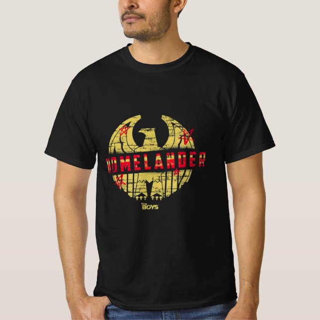 Klassisk homelander t shirt (Framsida)
