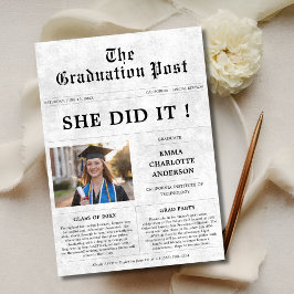 Klassisk, hon gjorde det | Studenten Newspaper Pho Inbjudningar