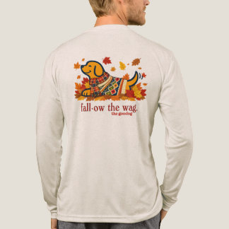 Klassisk höst-tröja för hundälskare med långa ärma t shirt