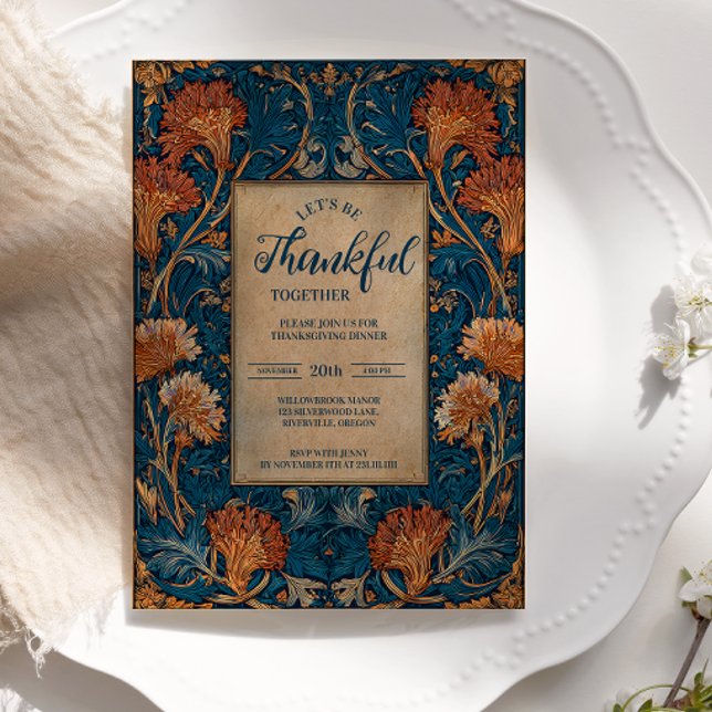 Klassisk hösten Blue Harvest Firande Inbjudningar (Skapare uppladdad)