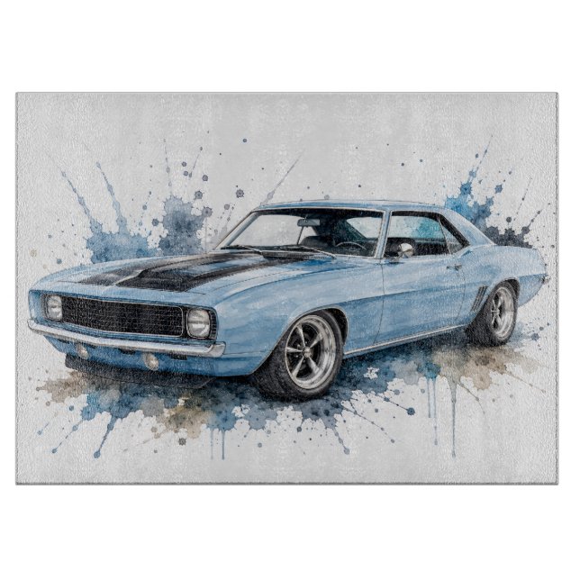 Klassisk Hot Rod-skärbräda (Framsidan)