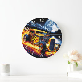 Klassisk hot rod-tävla under fullt stor klocka