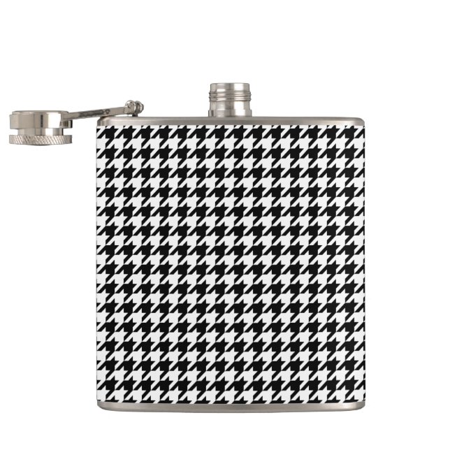 Klassisk houndstooth mönster Dogstooth checkdesign Fickplunta (Öppnad)