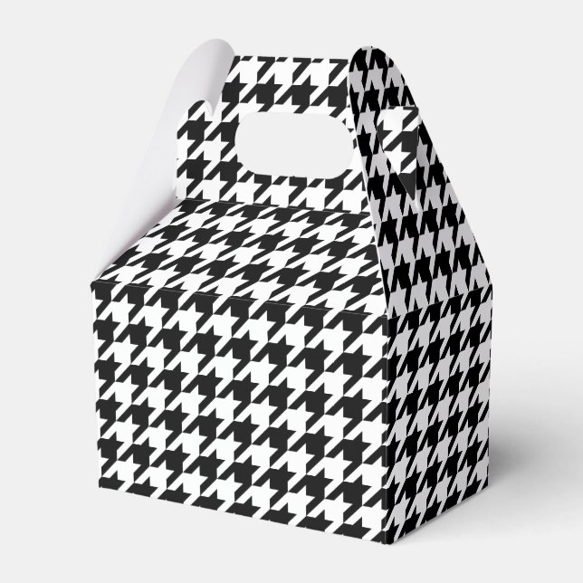 Klassisk houndstooth mönster Dogstooth checkdesign Presentaskar (Framsidan Sidan)