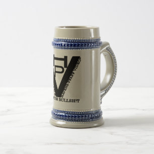 Klassisk HPV-Logotyp design på en Hearty Stein! Sejdel