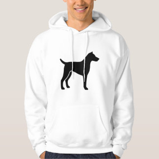 Klassisk Hund Silhouette - Modern minimalistisk de Hoodie