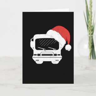 Klassisk husvagnshatt julpresent kort