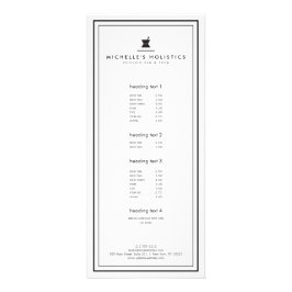 Klassisk hypoteks -, heltikum Vit Reklamkort