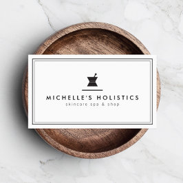 Klassisk hypoteks -, heltikum Vit Visitkort