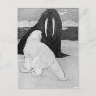 Klassisk illustrations vykort