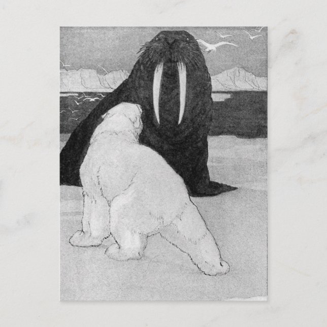 Klassisk illustrations vykort (Framsida)