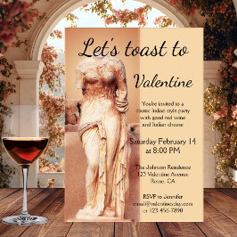 Klassisk inbjudan från Kärlek Goddess Valentine