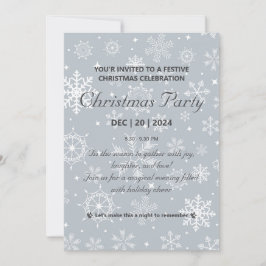 Klassisk inbjudan till julfest